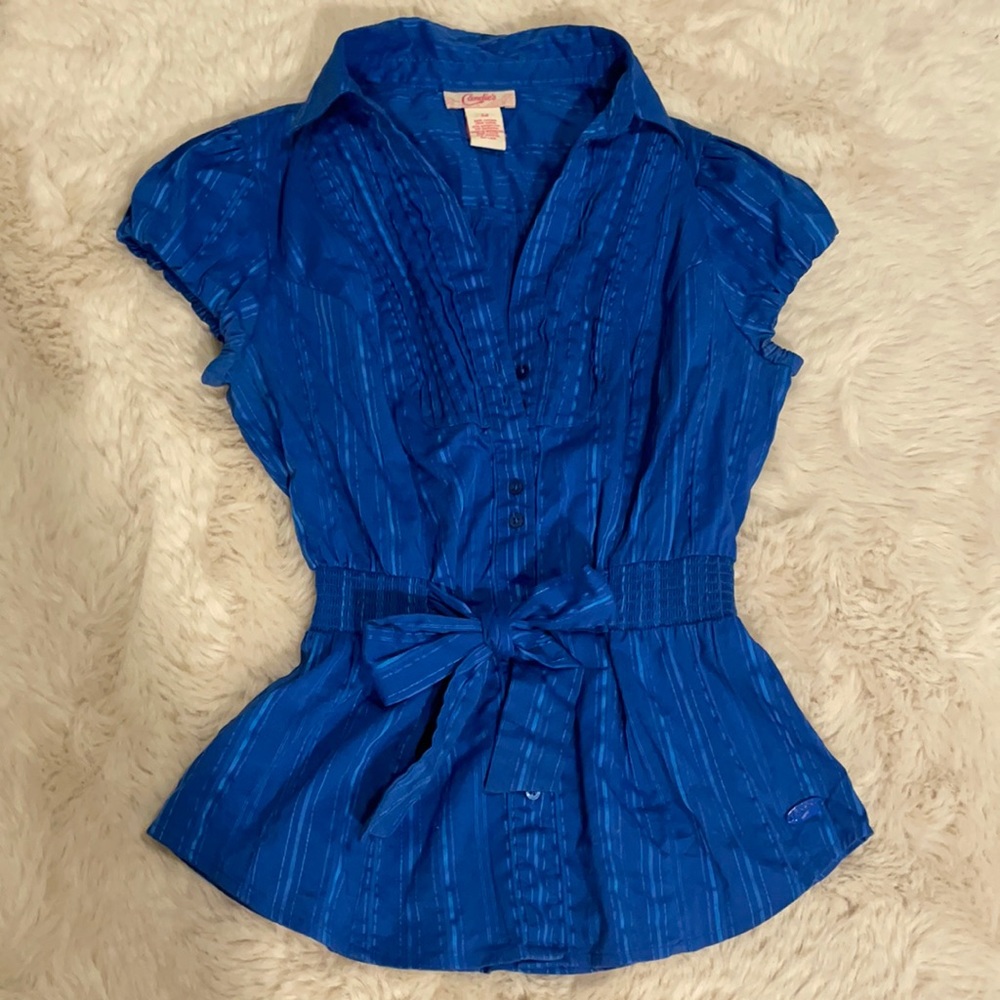 Vintage Royal Blue Candie’s Shirt 🦋